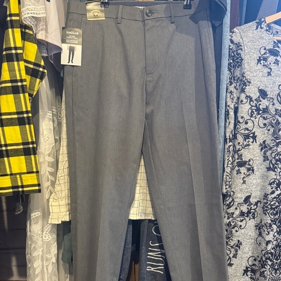 Haggar • NWT $90 Classic Gray Men's Trousers 32/30 - Picture 5 of 7
